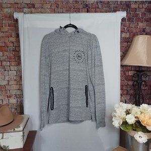 American Eagle Gray Activewear Hooded Long Sleeve |Size Medium| Versatile, Comfy